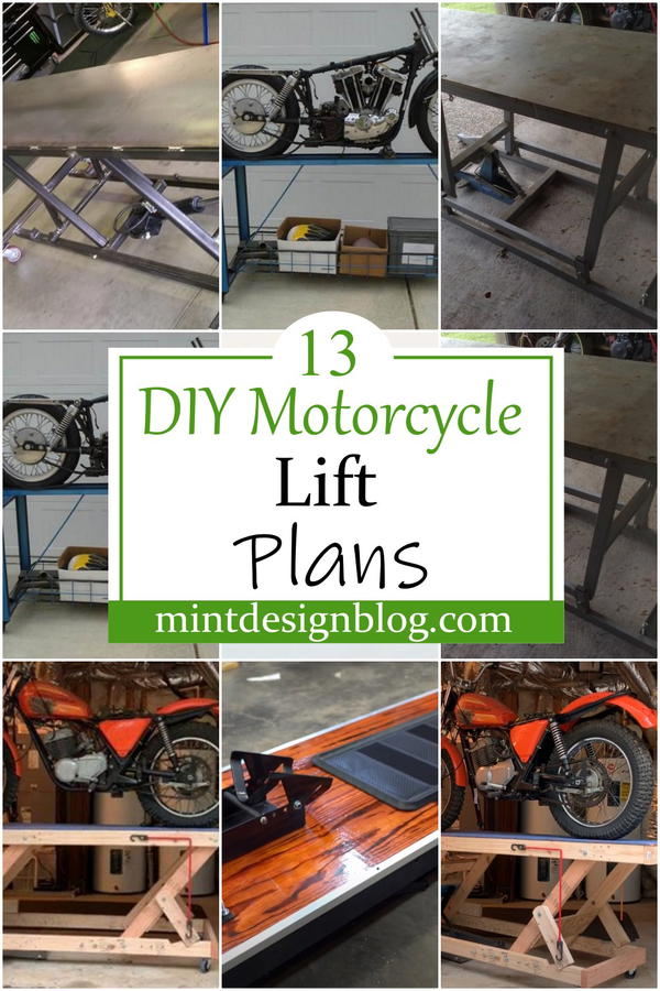 DIY Motorcycle Lift Plans 1