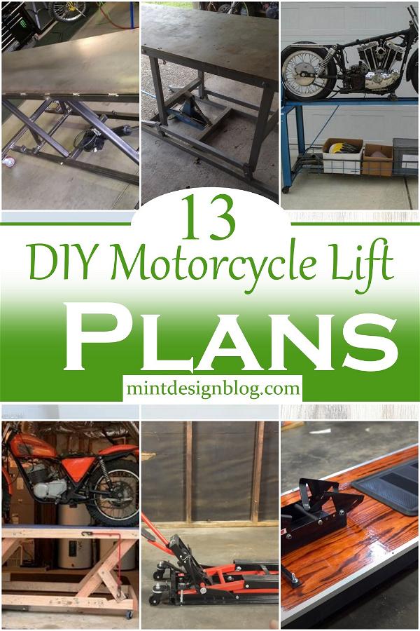 DIY Motorcycle Lift Plans 2