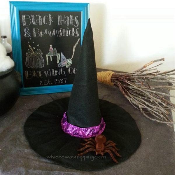 DIY No-Sew Witch Hat