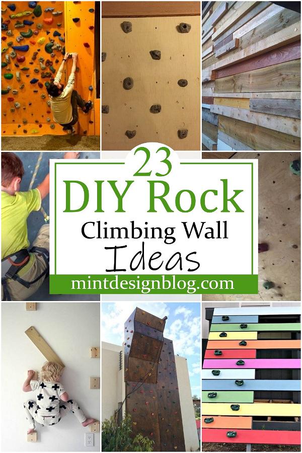 DIY Rock Climbing Wall Ideas