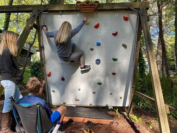 DIY Rock Climbing Wall