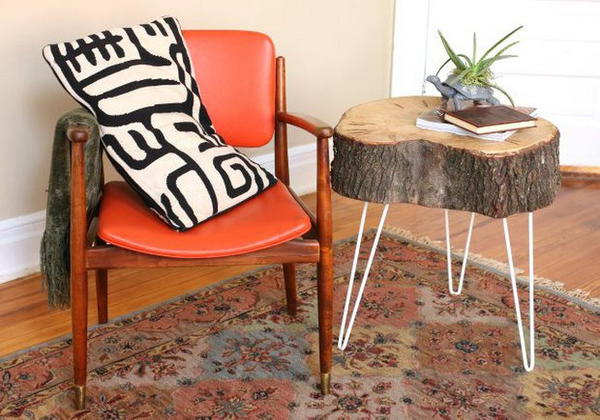 DIY Rustic End Table