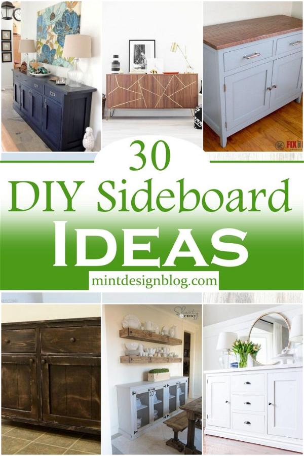 30 DIY Sideboard Ideas - Mint Design Blog