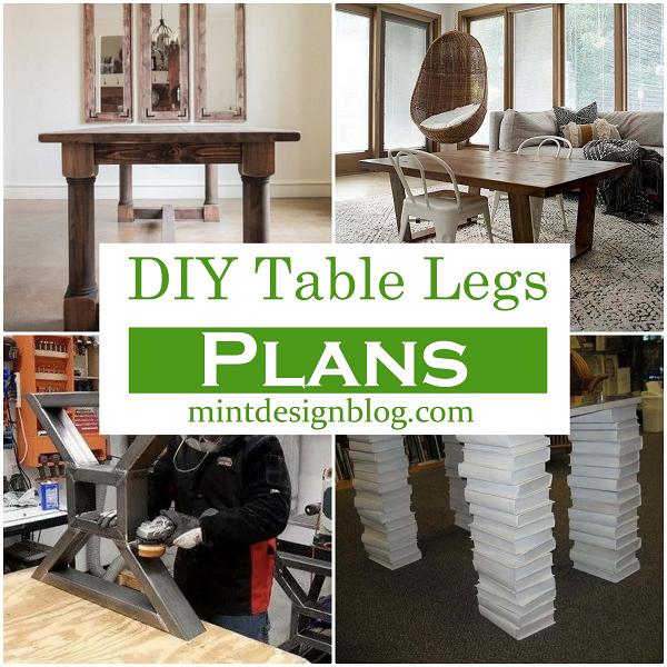 20 DIY Table Legs Plans Mint Design Blog