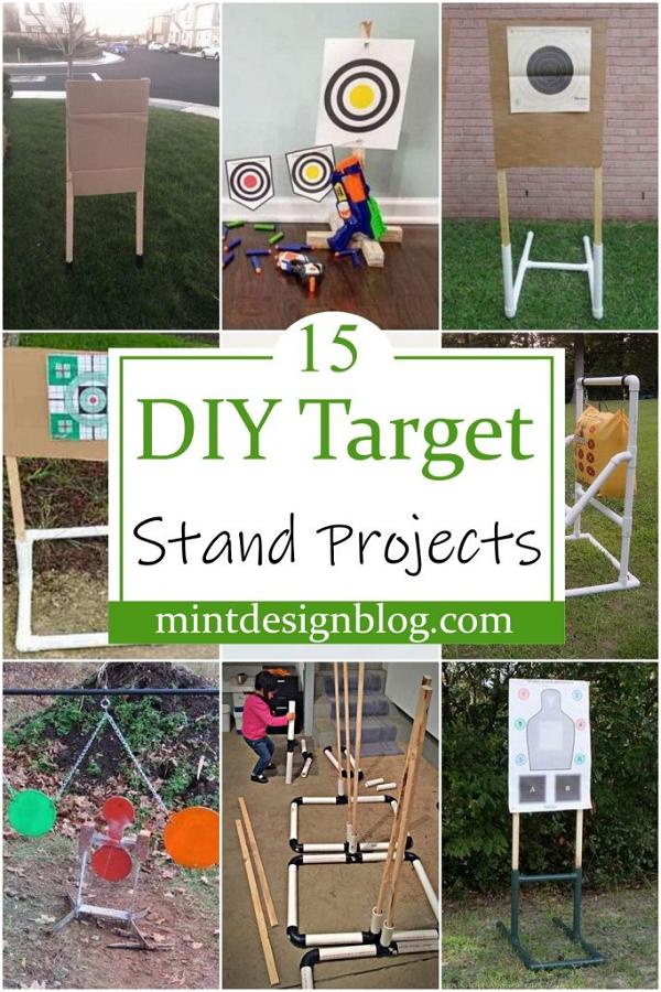 15 DIY Target Stand Projects For Shooters - Mint Design Blog