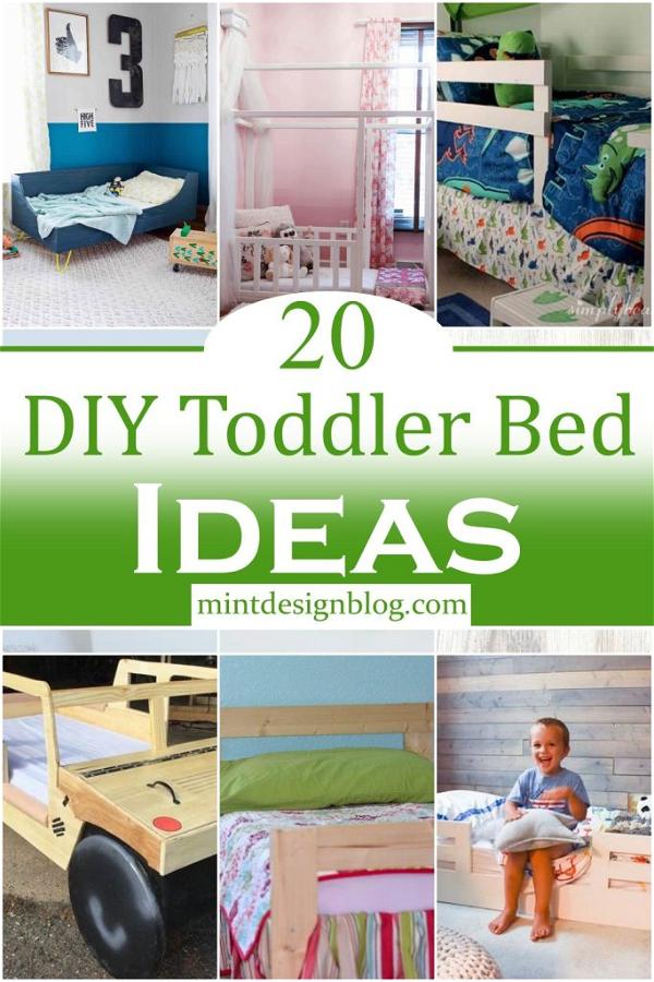 20 DIY Toddler Bed Ideas - Mint Design Blog