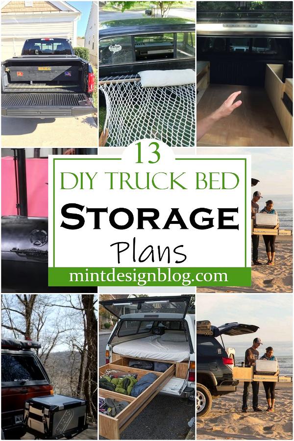 DIY Truck Bed Storage Plans 2
