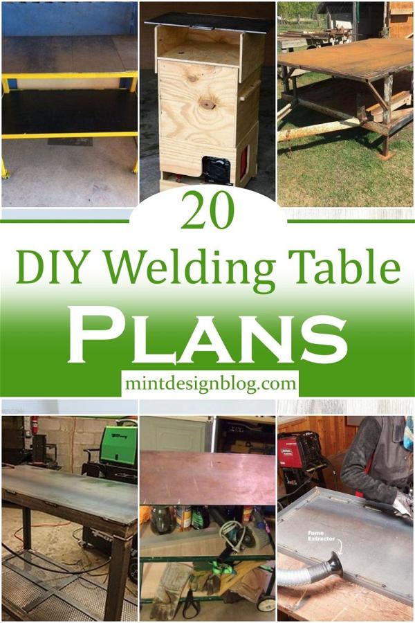 20 DIY Welding Table Plans - Mint Design Blog