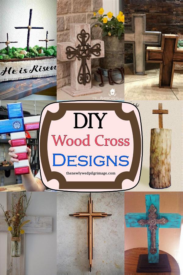 25 DIY Wood Cross Designs Mint Design Blog