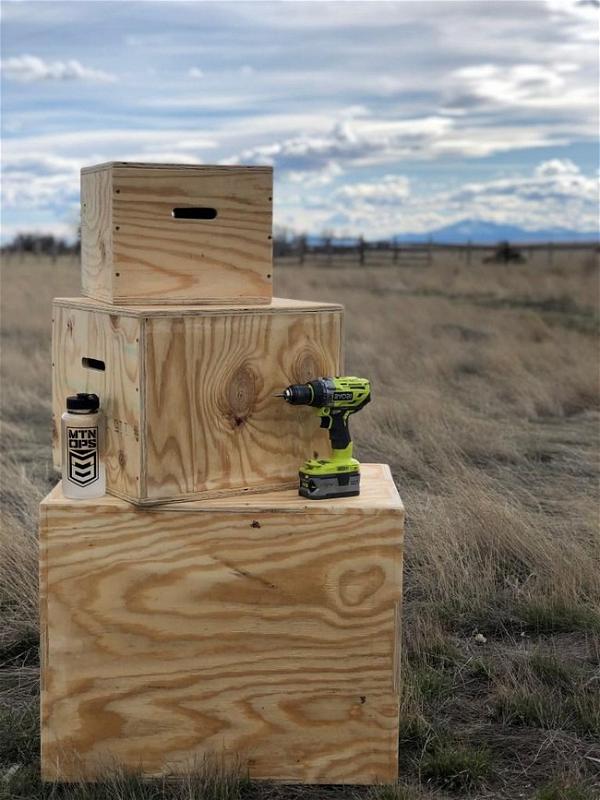 DIY Wooden Plyo Boxes