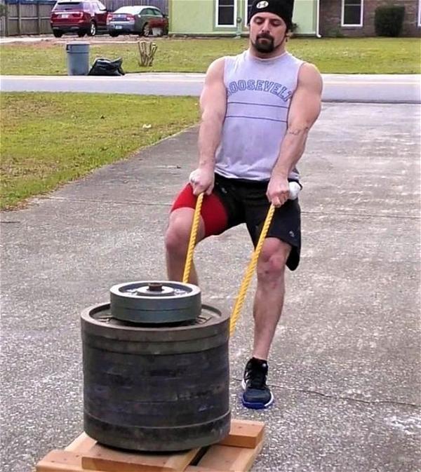 Homemade discount workout sled