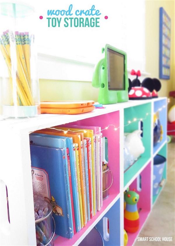Decorative Storage for a Child’s Room