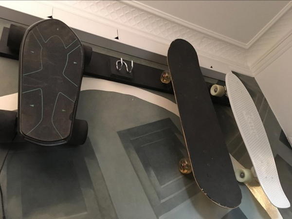 Electric Skateboard Rack