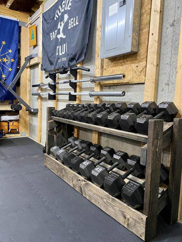 Fancy Dumbbell Rack Idea