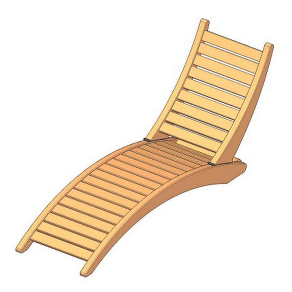 Folding Sun Lounger Plan