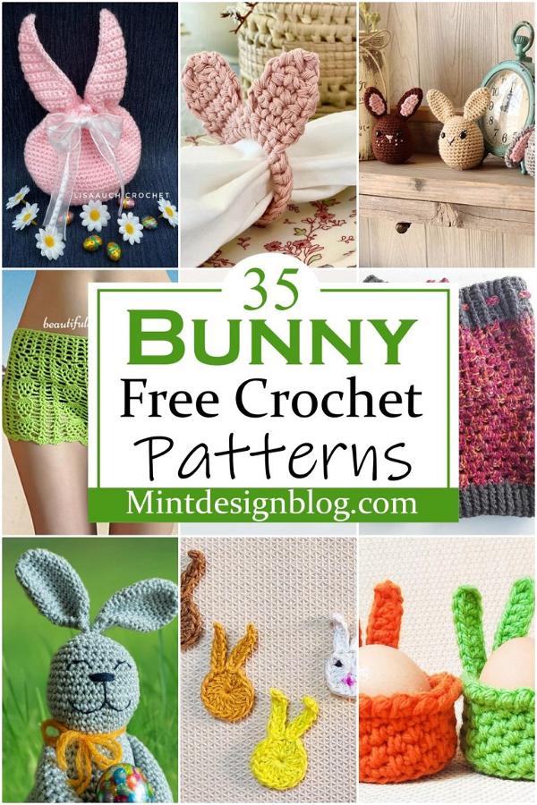 40 Free Crochet Bunny Patterns For Easter - Mint Design Blog