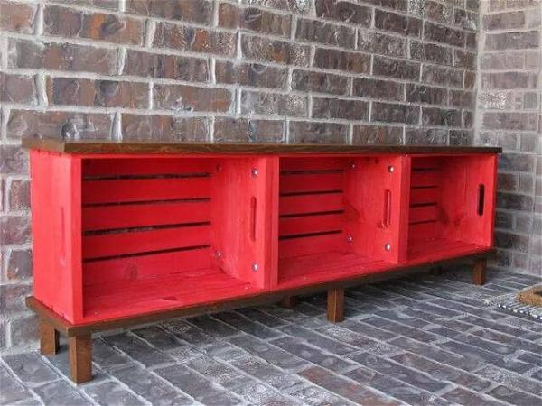 Functional Furniture Crate Bench Project