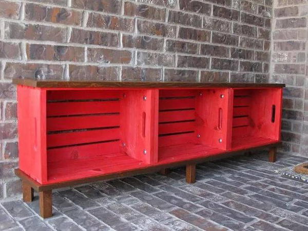 Functional Furniture Crate Bench Project