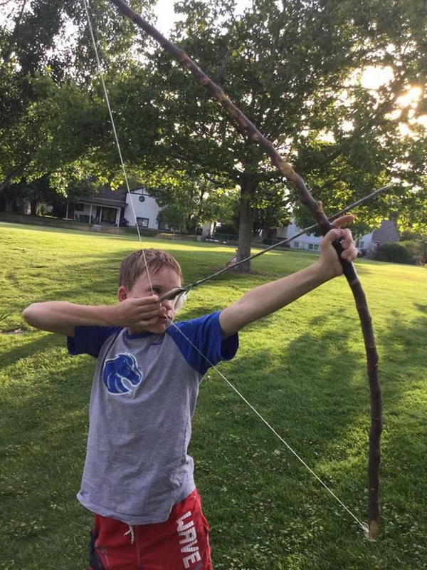 Homemade Bow And Arrow