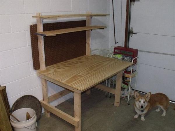 How To Build A Garage Work Table