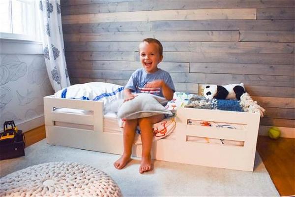 How To Build A Toddler Bed With Bell Rails