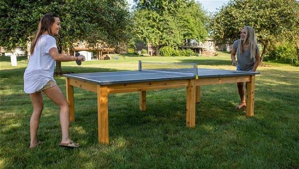 How To Make An Outdoor Ping Pong Table