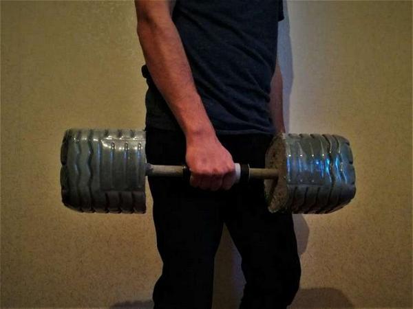 How To Make Concrete Dumbbells