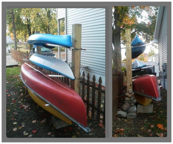 Kayak And Canoe Rack