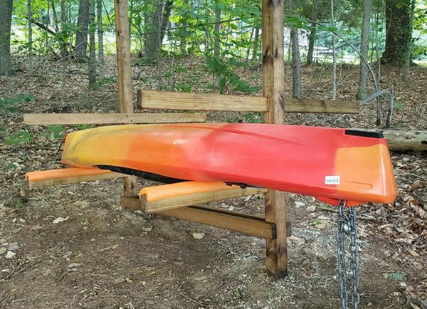 Outdoor Kayak And Canoe Rack