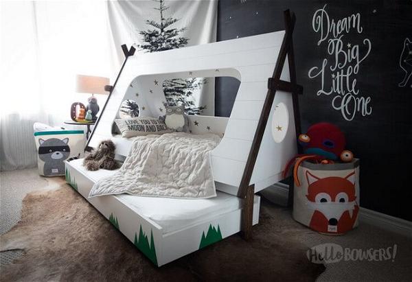 Teepee bed for kids