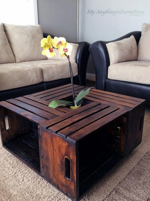 Upcycled Elegance DIY Coffee Table