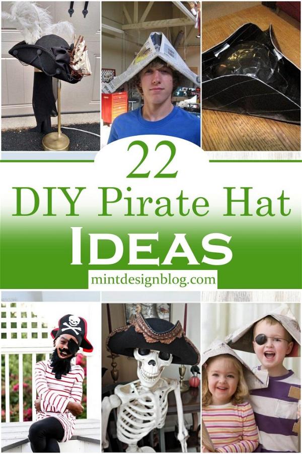 22 DIY Pirate Hat Ideas For Kids - Mint Design Blog