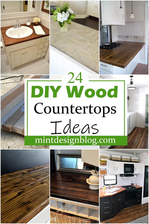 DIY Wood Countertops Ideas 2