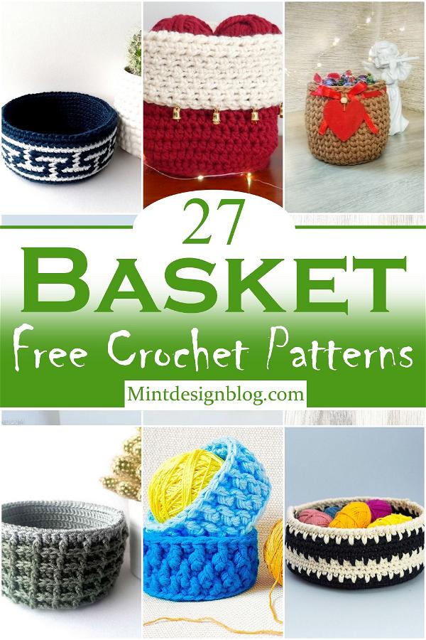 Easy Free Crochet Basket Patterns 3