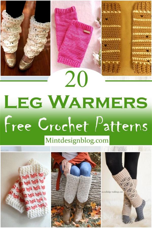 20 Free Crochet Leg Warmers Patterns Mint Design Blog