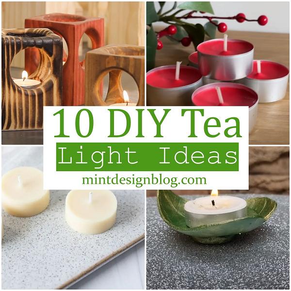 10 DIY Tea Light Ideas For Romantic Parties - Mint Design Blog