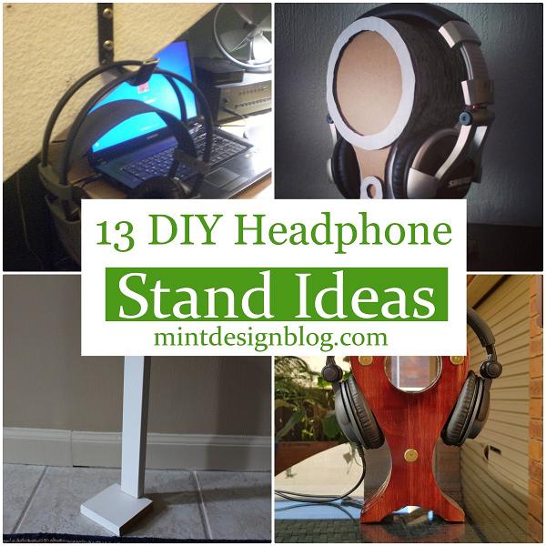 13 DIY Headphone Stand Ideas