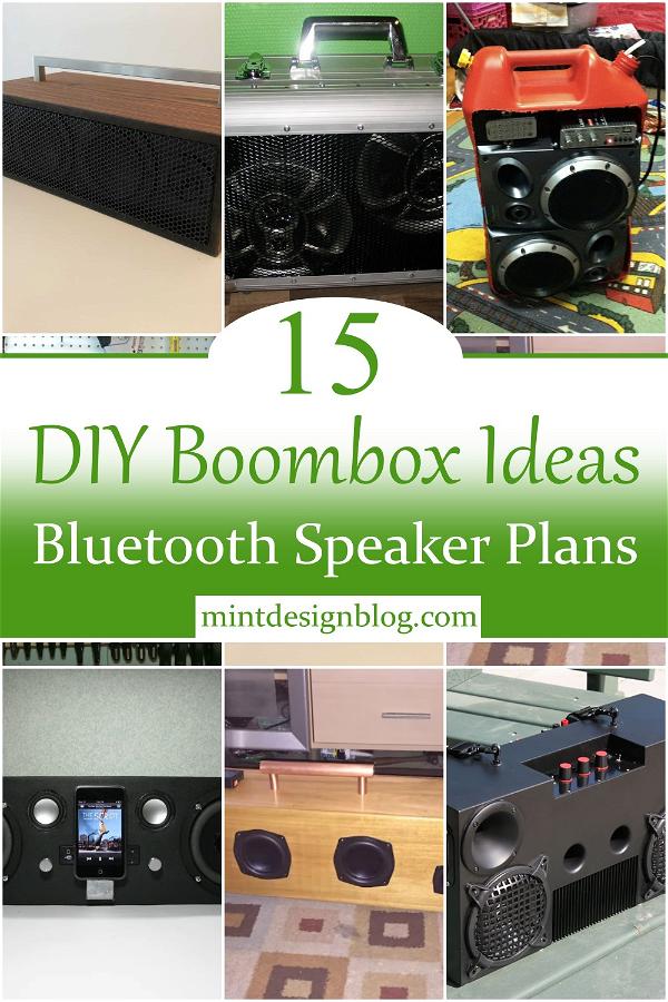 15 Creative DIY Boombox Ideas - Bluetooth Speaker Plans