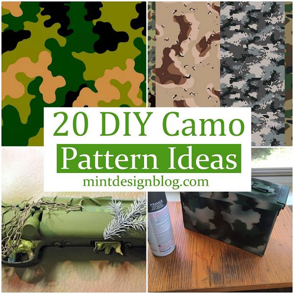 20 DIY Camo Pattern Ideas