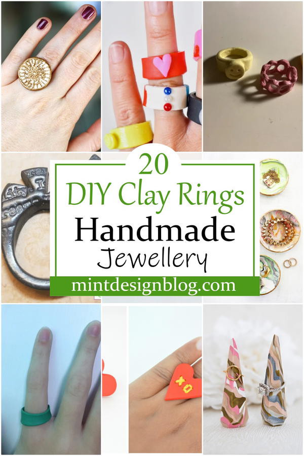 These DIY craft clay rings are fit for mini kings and queens 👑