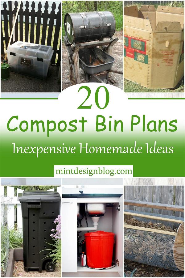 20 DIY Compost Bin Plans - Inexpensive Homemade Ideas