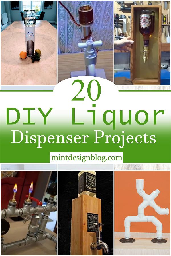 20 DIY Liquor Dispenser Projects