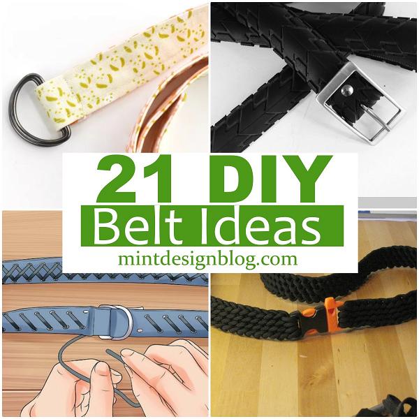 21 DIY Belt Ideas