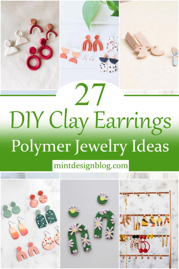 27 DIY Clay Earrings