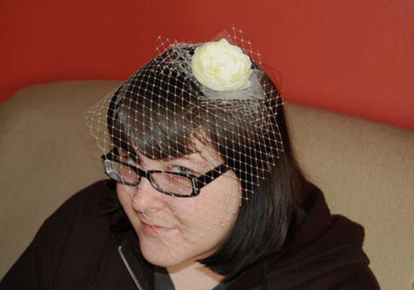 BIG Birdcage Veil DIY