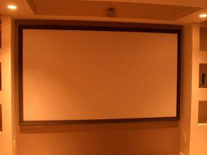12 DIY Projector Screen Plans For Home Theater - Mint Design Blog