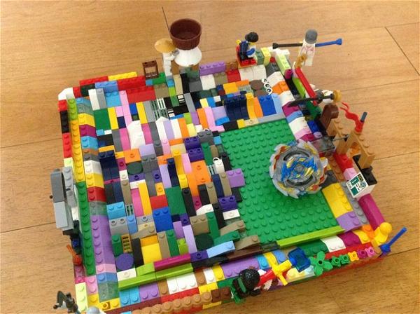 Stadium With Legos 