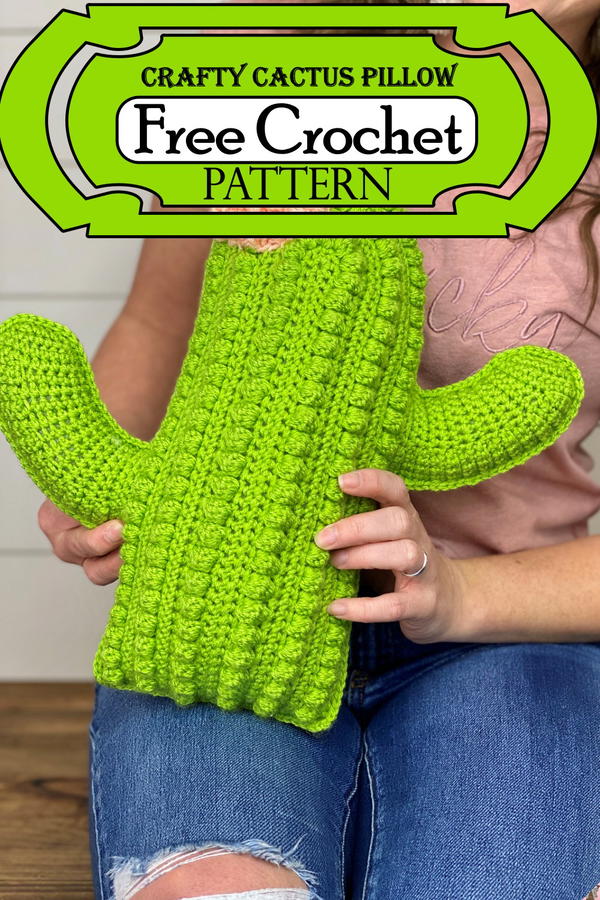 Crafty Cactus Pillow