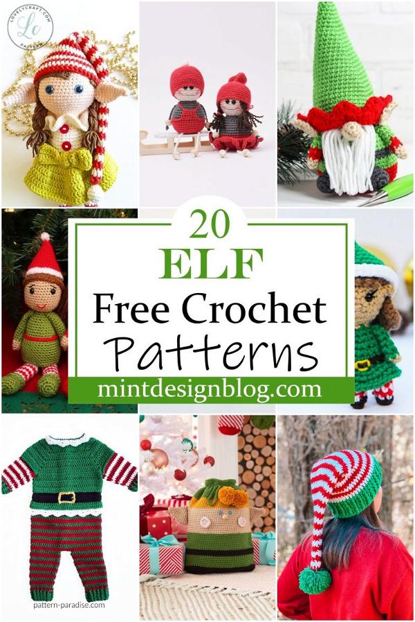 20 Free Elf Crochet Patterns For Beginners Mint Design Blog