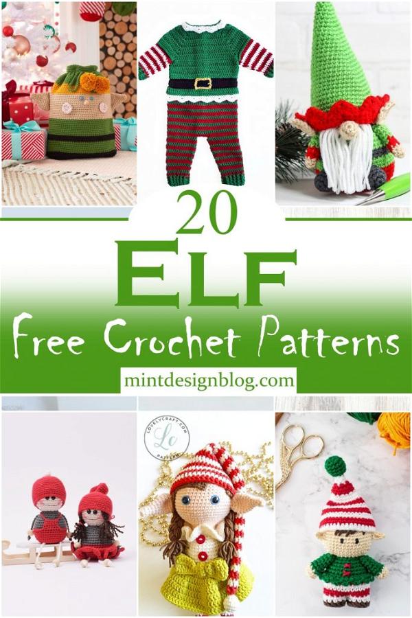 20 Free Elf Crochet Patterns For Beginners - Mint Design Blog